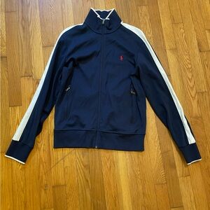 Ralph Lauren Navy Jacket with Red Logo